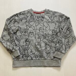 Disney Oh My Disney Dashing Prince Hero Collection Sweatshirt Sz Small Grey